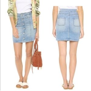 Paige Bianca Denim Pencil Skirt Size 26